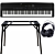 Kawai ES-520 Schwarz + Keyboard-ständer (DPS-10) & Kopfhörer