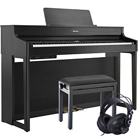 Roland HP702 Digitalpiano Schwarz Set