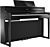 Roland HP704 Digitalpiano Schwarz Poliert