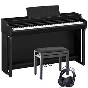 Yamaha CLP-825 Schwarz E-Piano Set