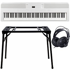 Kawai ES-520 Weiß + Keyboard-ständer (DPS-10) & Kopfhörer