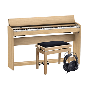 Roland F-701 Light Oak Digital Piano Set