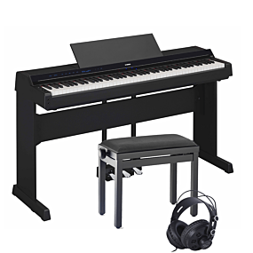 Yamaha P-S500 Schwarz - Komplettes Set-Up mit Klavierbank und Kopfhörern