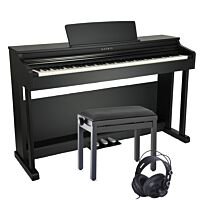 Hafnia HDP-110 Schwarz E-Piano Set