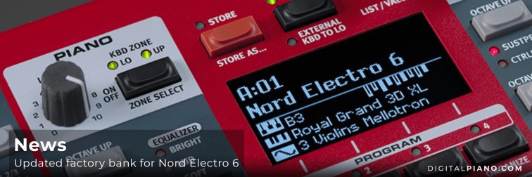  Neuigkeiten – Aktualisierte factory sound bank für Nord Electro 6