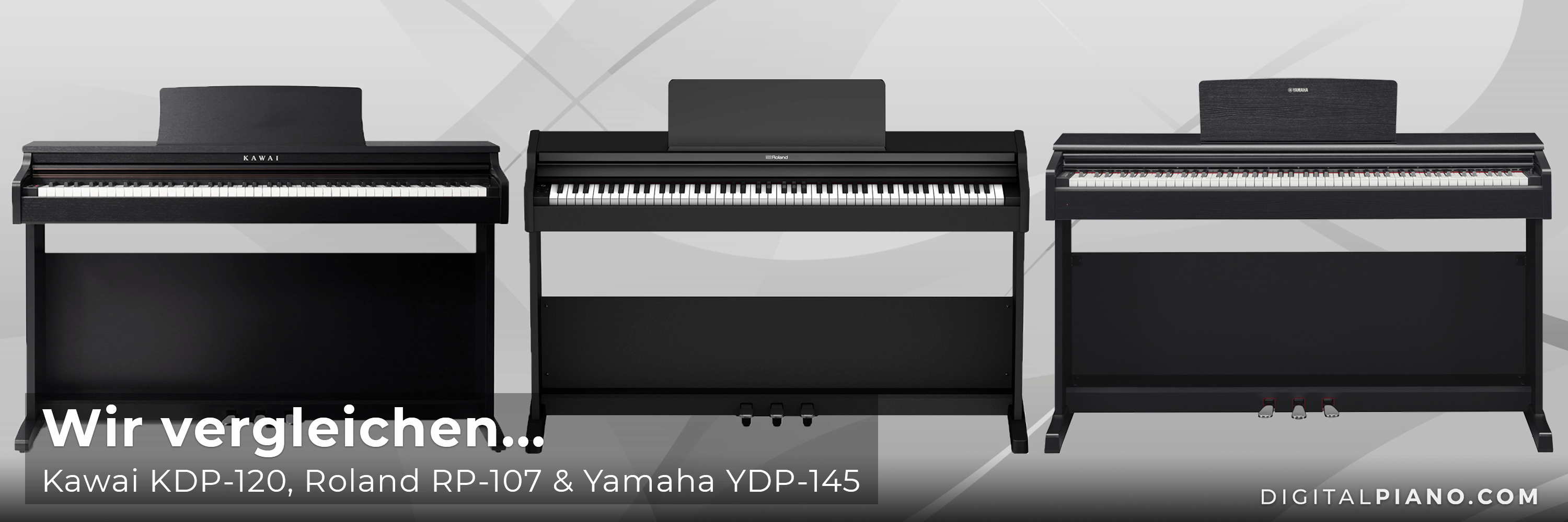Wir vergleichen Kawai KDP-120, Roland RP-107 & Yamaha YDP-145