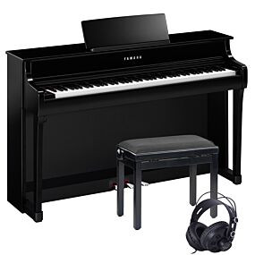 Yamaha CLP-835 Paquet de Piano Numérique en Ébène Polie