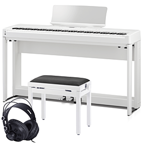 Kawai ES-920 Paquet de Piano Numérique Blanc Complet avec Banc et Écouteurs