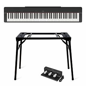 Yamaha P-225 Black + Stand (DPS10) + Pedals (FC35)