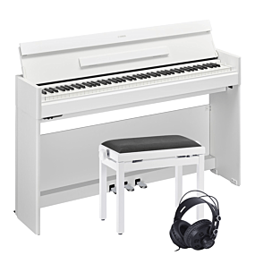 Yamaha YDP-S55 Paquet de Piano Numérique Blanc
