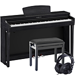 Yamaha CLP-725 Schwarz E-Piano Set