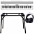 Roland FP-90X Weiß + Keyboard-ständer (DPS-10) & Kopfhörer