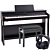 Roland RP-701 Schwarz E-Piano Set
