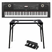 Yamaha DGX-670 Schwarz + Keyboard-ständer (DPS10) + Pedale (FC35)