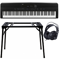 Kawai ES-520 Schwarz + Keyboard-ständer (DPS-10) & Kopfhörer