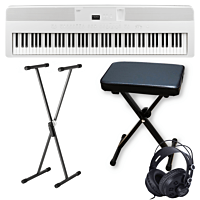 Digital 88 Tasten Keyboard E-Piano Stage Piano Set X-Ständer Hocker Kopfhörer 
