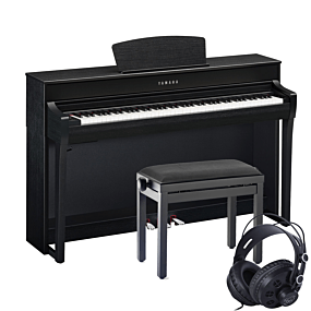 Yamaha CLP-735 Schwarz E-Piano Set
