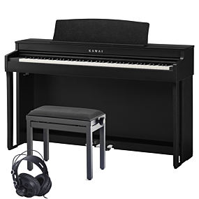 Kawai CN-301 Schwarz E-Piano Set