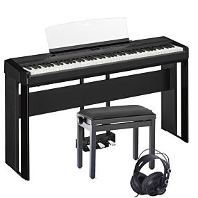 Yamaha P-525 Schwarz E-Piano Set