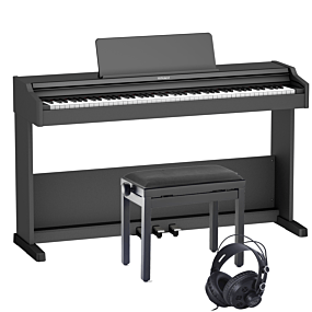 Roland RP-107 Schwarz E-Piano Set