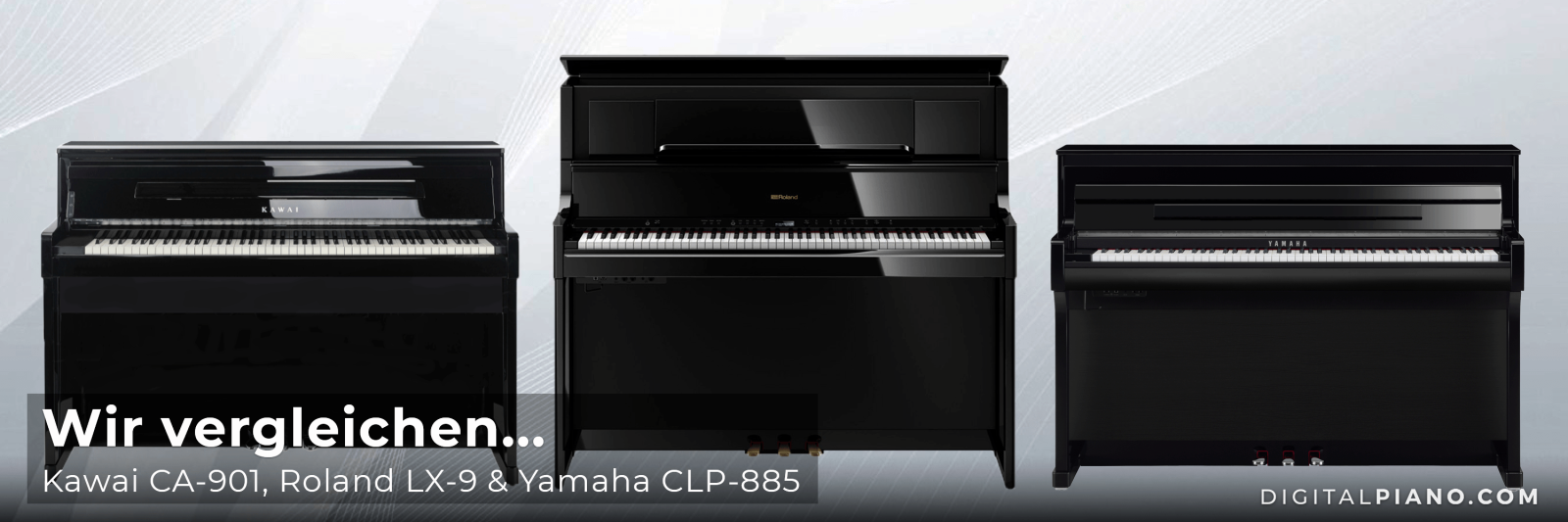 Wir vergleichen Kawai CA-901, Roland LX-9 & Yamaha CLP-885