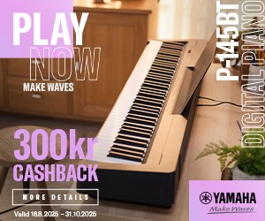 Yamaha P-145BT Sort Bag Bundle
