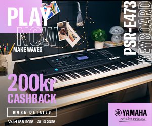 Yamaha PSR-E473 + Stativ + Hovedtelefoner (Hama)