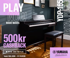 Yamaha YDP-165 Hvid Ask Pakkeløsning