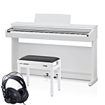Kawai KDP-120 White Digital Piano Package