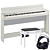 Korg C1 Hvid Digital Piano Pakkeløsning