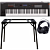 Yamaha MX61 II Black Music Synthesizer + Stand (DPS-10) & Headphones