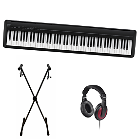 Kawai ES-120 Sort + Stativ + Hovedtelefoner