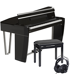 Dexibell H10MG Polished Ebony Digital Grand Piano Package