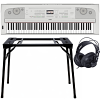 Yamaha DGX-670 White + Stand (DPS-10) & Headphones