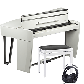 Dexibell H10MG Polished White Digital Grand Piano Package