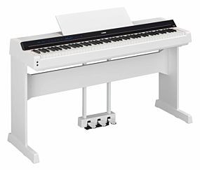 Yamaha P-S500 White Digital Piano Bundle (L-300 + LP-1)