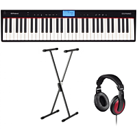 Roland GO:PIANO (GO-61P) + Stand + Headphones (Hama)