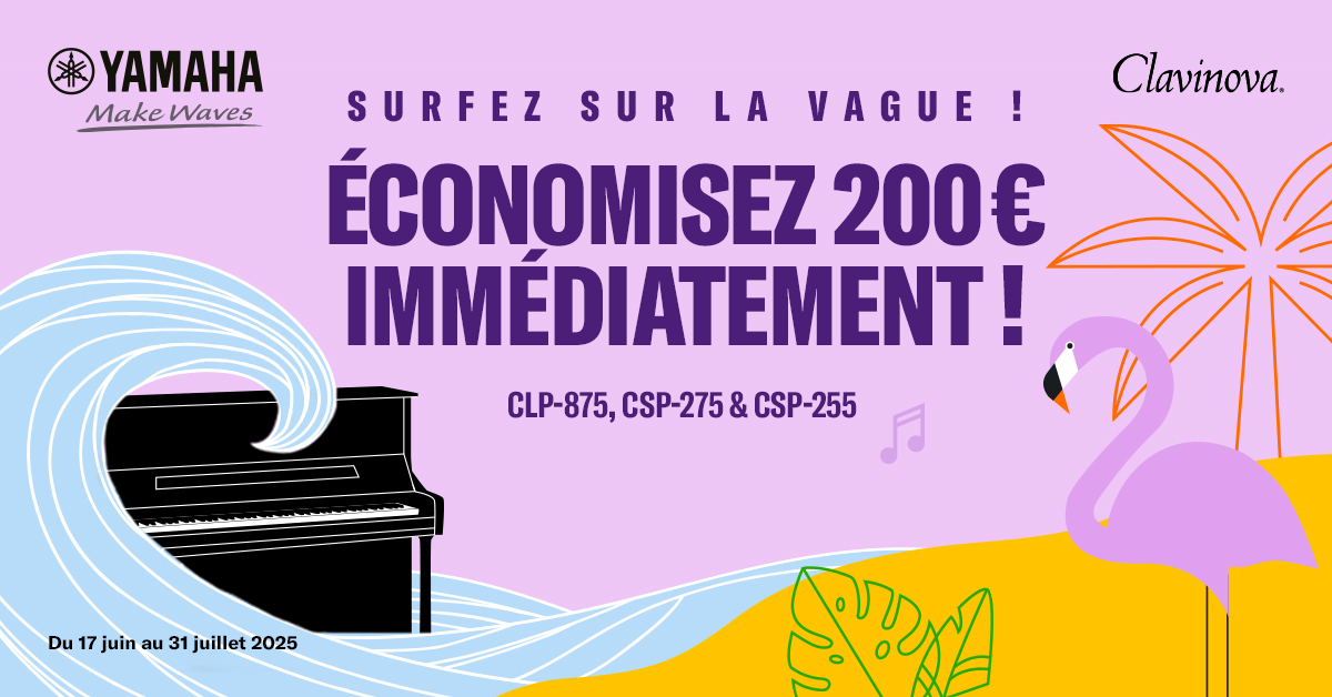 Yamaha CLP-875 Noir Poli Piano Numérique