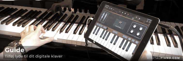 Guide til flere lyde til dit digitale klaver