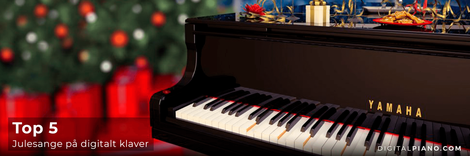 TOP 5 - Julesange til digitalt klaver