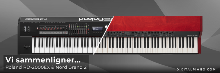 Vi sammenligner Nord Grand 2 og Roland RD-2000EX
