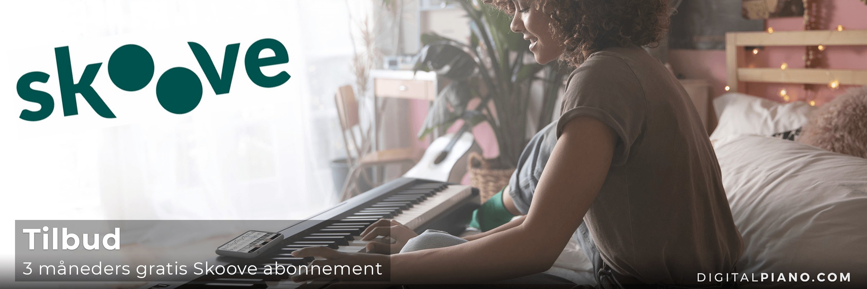 Tilbud - 3 måneders gratis online klaverundervisning!