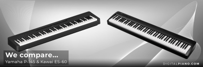 We compare Yamaha P-145 & Kawai ES-60