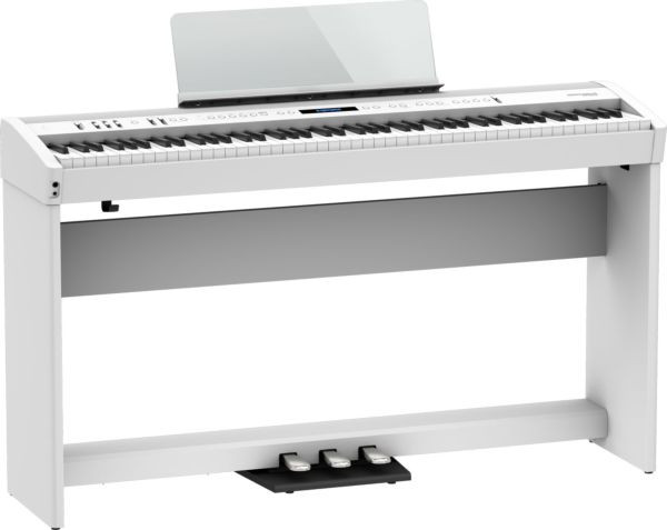 Roland FP 60X White with Complete Setup KSC 72 KPD 90 Wide selection Fast delivery Low prices