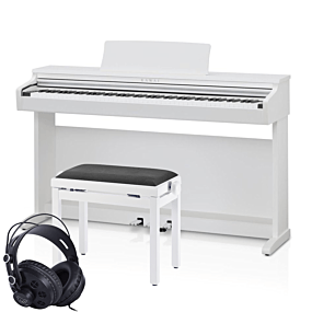 Kawai KDP-120 White Digital Piano Package
