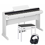 Yamaha P-S500 blanco - Setup completo + Banco y los cascos