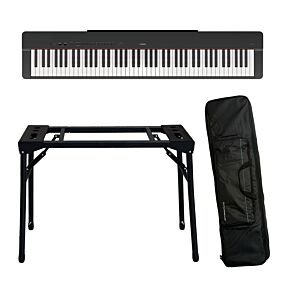 Yamaha P-225 Negro + Soporte (DPS-8) + Softbag