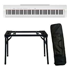 Yamaha P-225 Blanco + Soporte (DPS-8) + Softbag