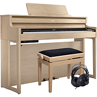 Roland HP-704 Set de Piano Digital Light Oak