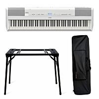 Yamaha P-525 Blanco Bag Bundle